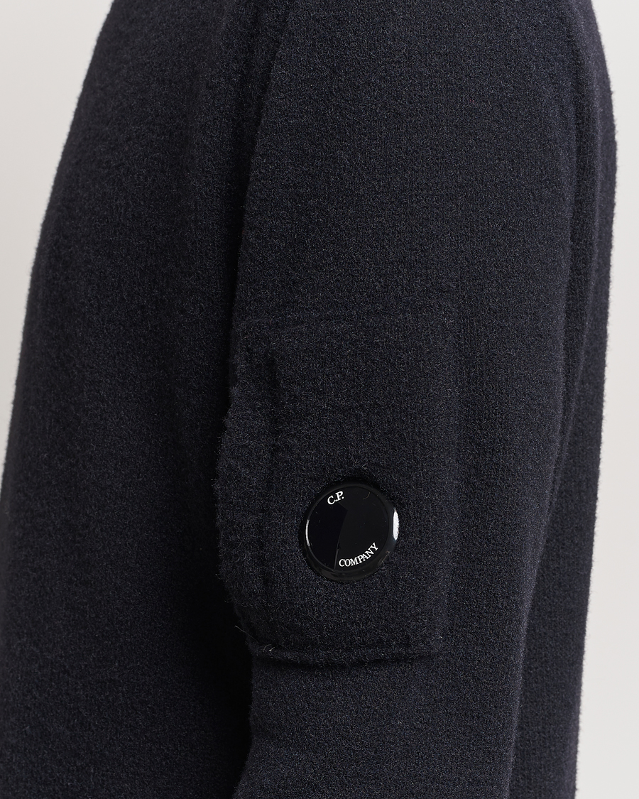 Herre | Trøjer | C.P. Company | Fleece Knit Rollneck Black