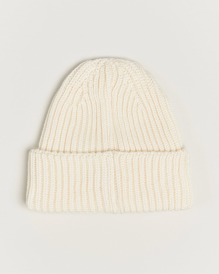 Herre | C.P. Company Knitted Merino Goggle Beanie White | C.P. Company | Knitted Merino Goggle Beanie White