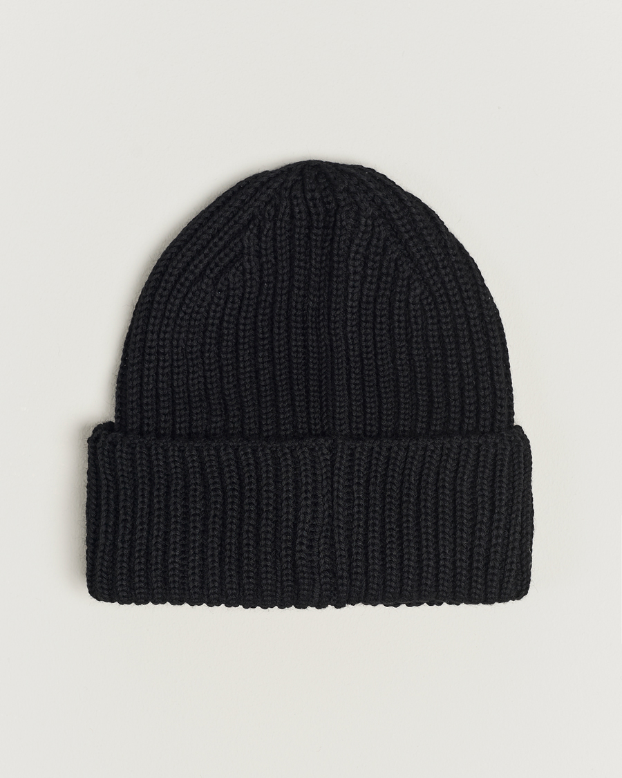 Herre | C.P. Company Knitted Merino Goggle Beanie Black | C.P. Company | Knitted Merino Goggle Beanie Black