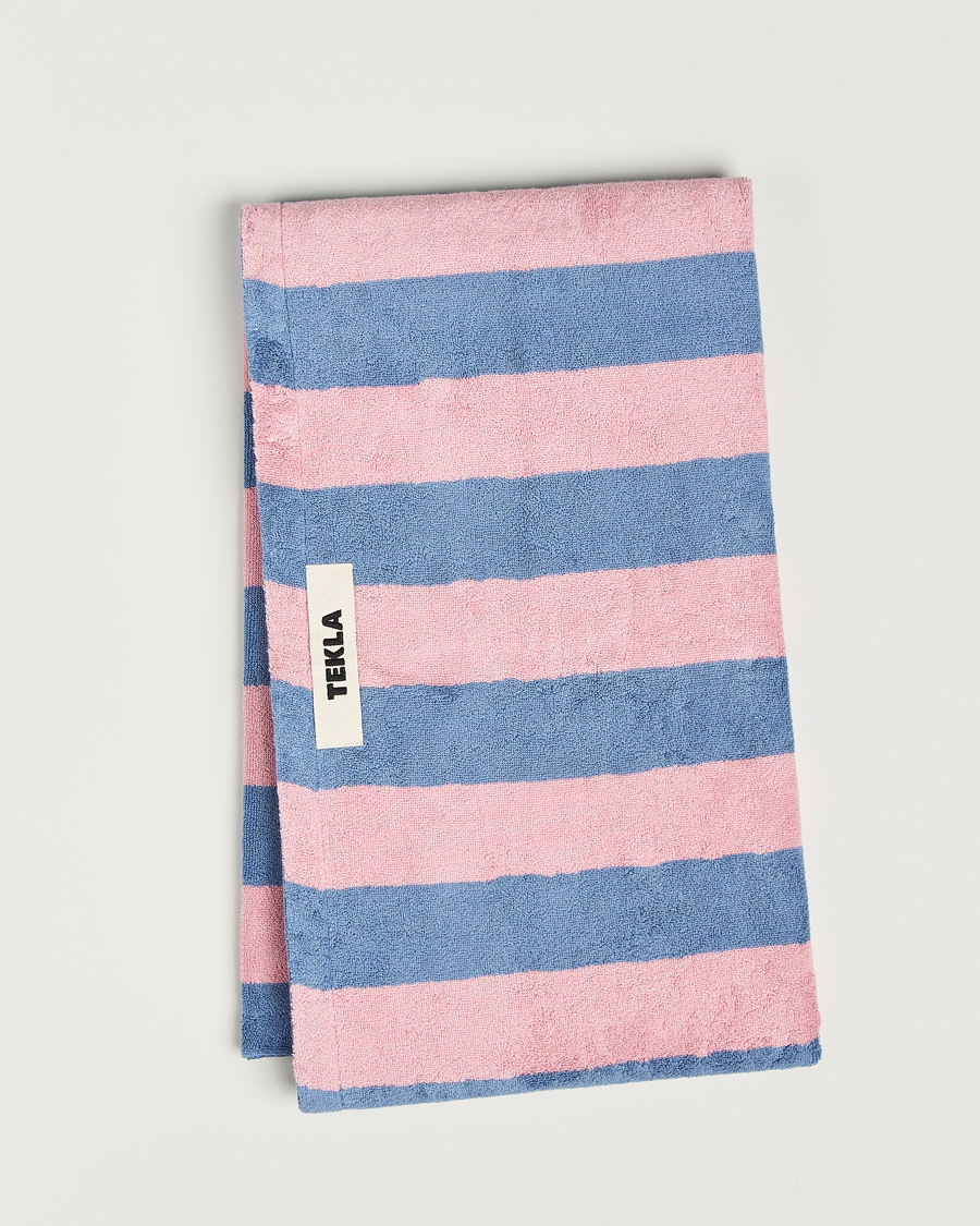 Herre | Tekla Organic Terry Beach Towel Deck Stripes | Tekla | Organic Terry Beach Towel Deck Stripes
