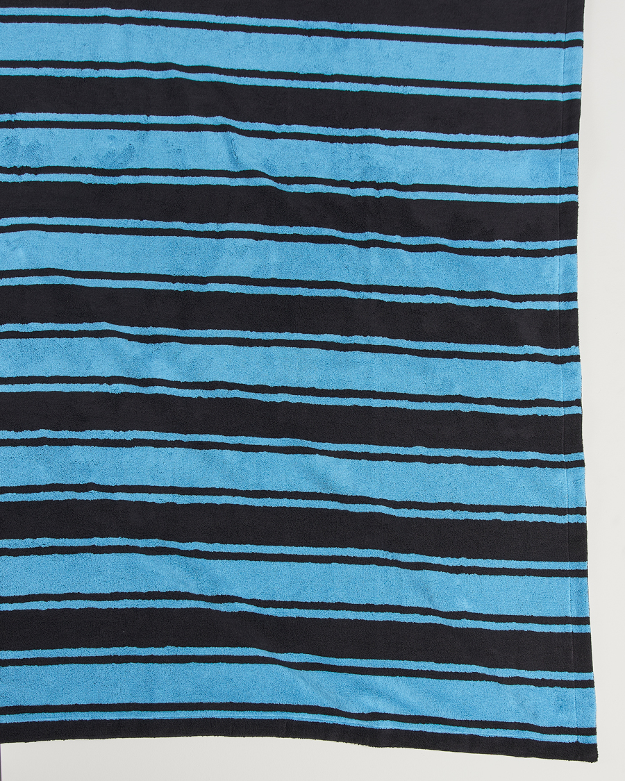 Herre | Tekla | Tekla | Organic Terry Beach Towel Liquorice Stripes