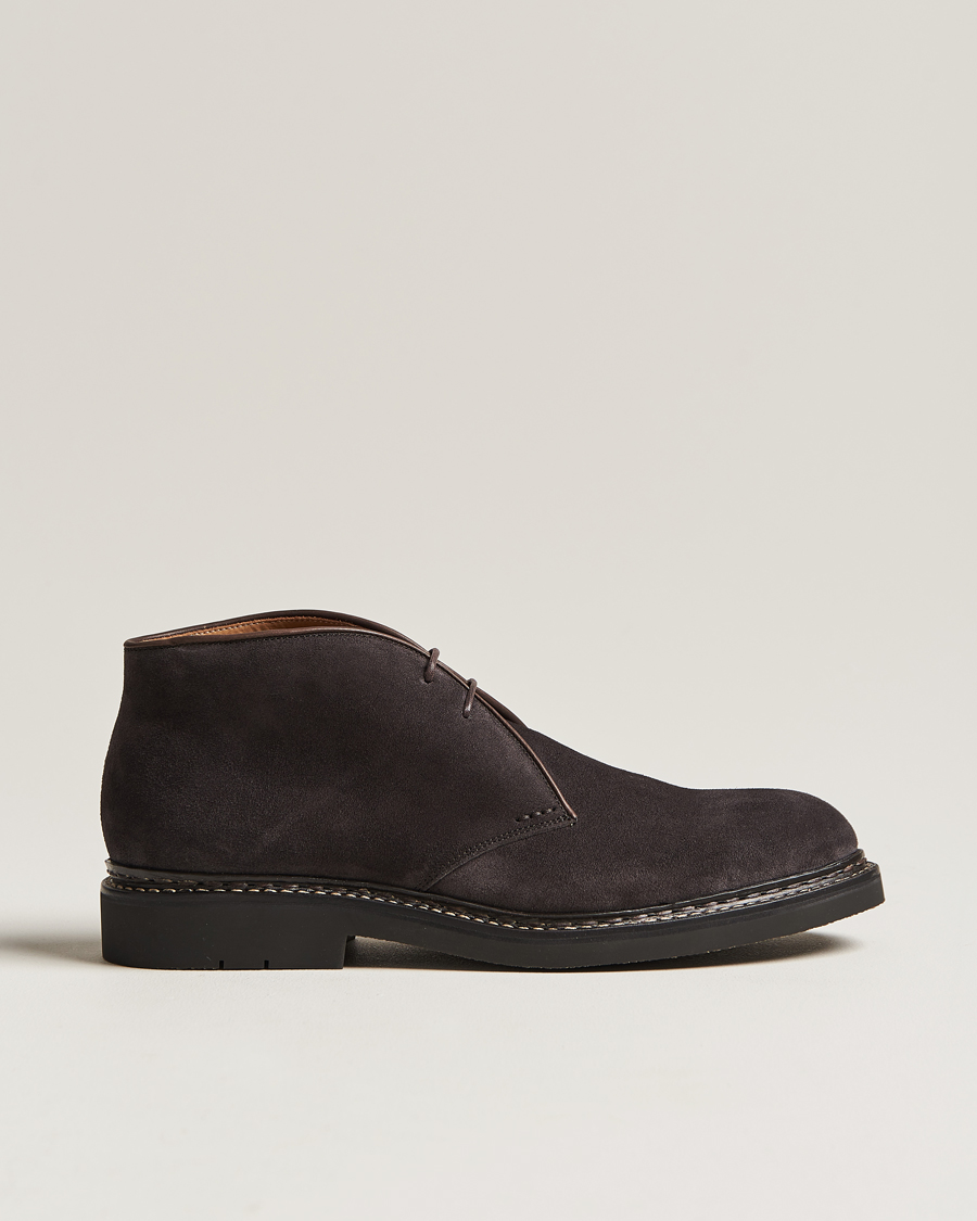Herre | Heschung Genet Suede Chukka Boot Dark Brown | Heschung | Genet Suede Chukka Boot Dark Brown