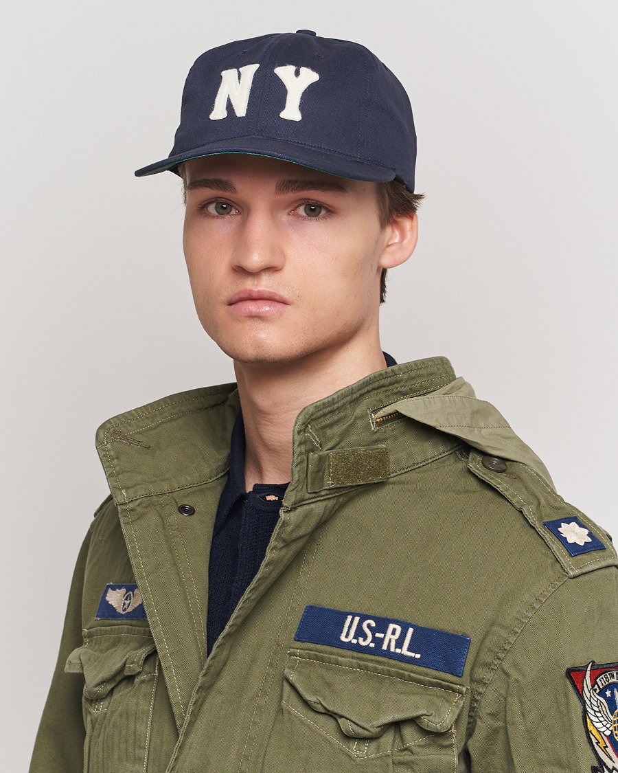 Herr | Accessoarer | Ebbets Field Flannels | Made in USA New York  Yankees 1936 Vintage Ballcap Navy