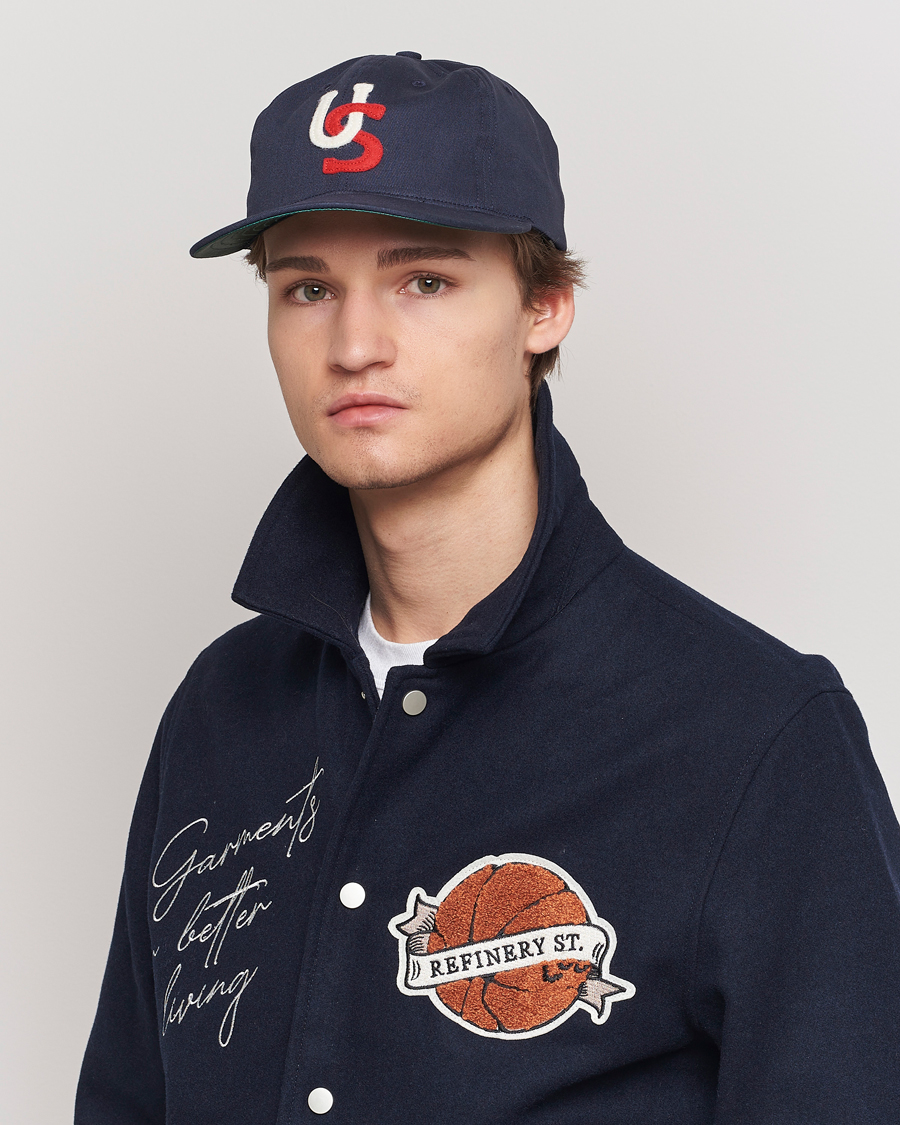 Herre | Ebbets Field Flannels | Ebbets Field Flannels | Made in USA Allstars 1957 Navy