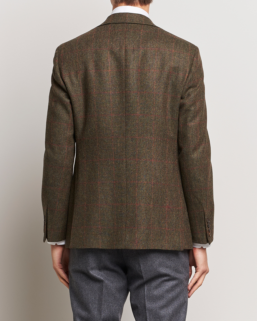 Herre | Blazere & jakker | Walker Slater | Edward Lambswool Windowpane Blazer Green