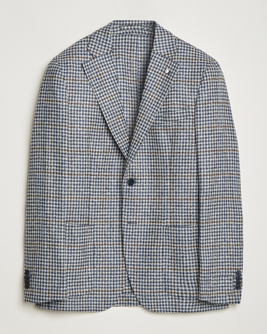 Herre | Blazere & jakker | L.B.M. 1911 | Jack Regular Checked Wool Blazer Blue