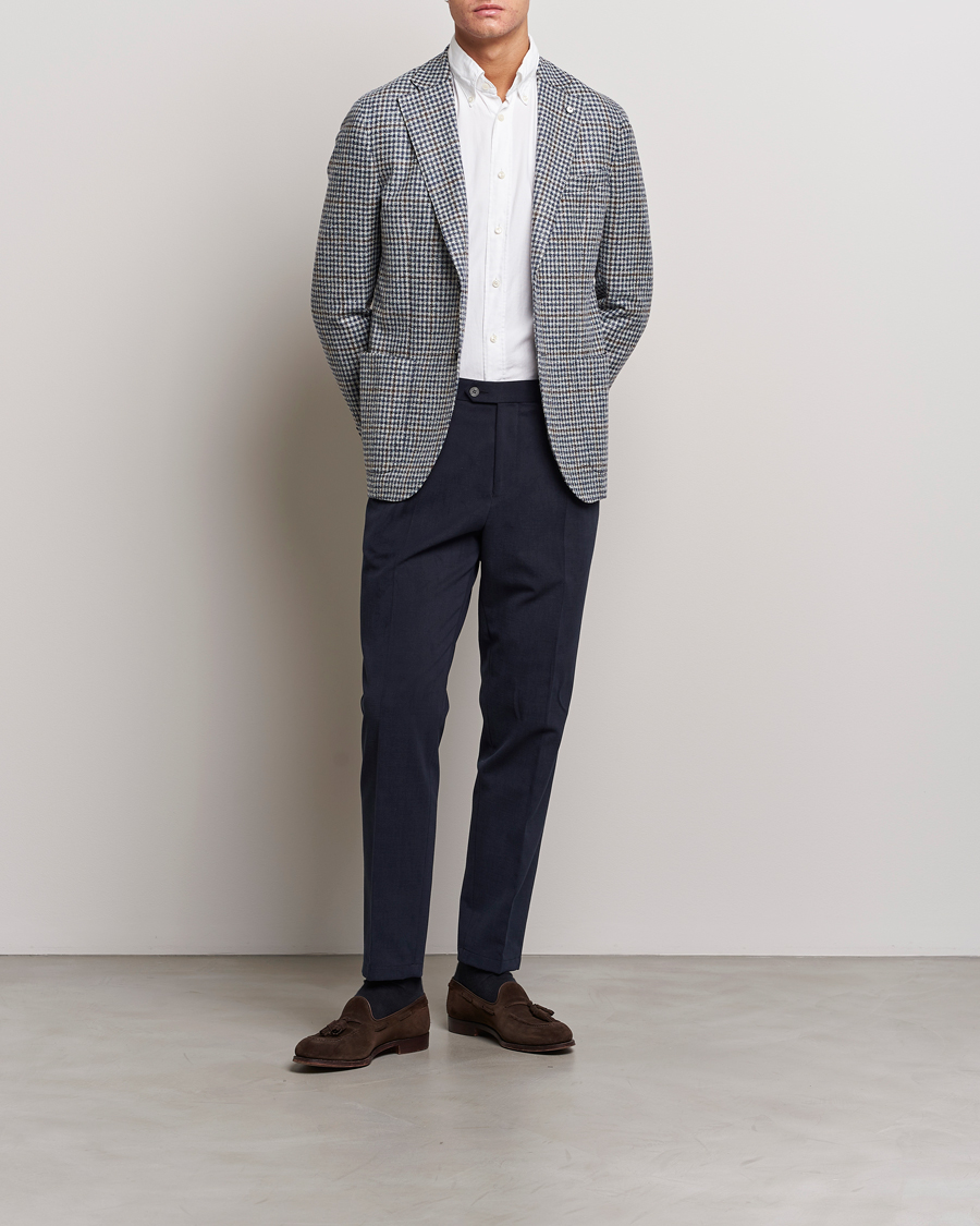 Herre | Blazere & jakker | L.B.M. 1911 | Jack Regular Checked Wool Blazer Blue
