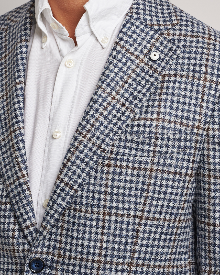 Herre | Blazere & jakker | L.B.M. 1911 | Jack Regular Checked Wool Blazer Blue