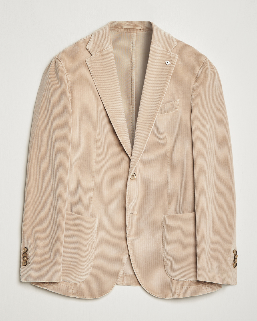 Herre | Blazere & jakker | L.B.M. 1911 | Jack Corduroy Blazer Beige