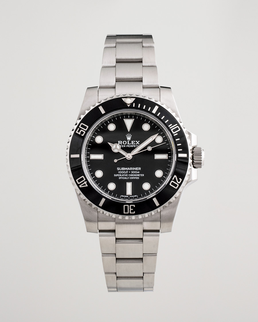 Herre | Rolex Pre-Owned Submariner 114060 Oyster Perpetual Steel Black | Rolex Pre-Owned | Submariner 114060 Oyster Perpetual Steel Black