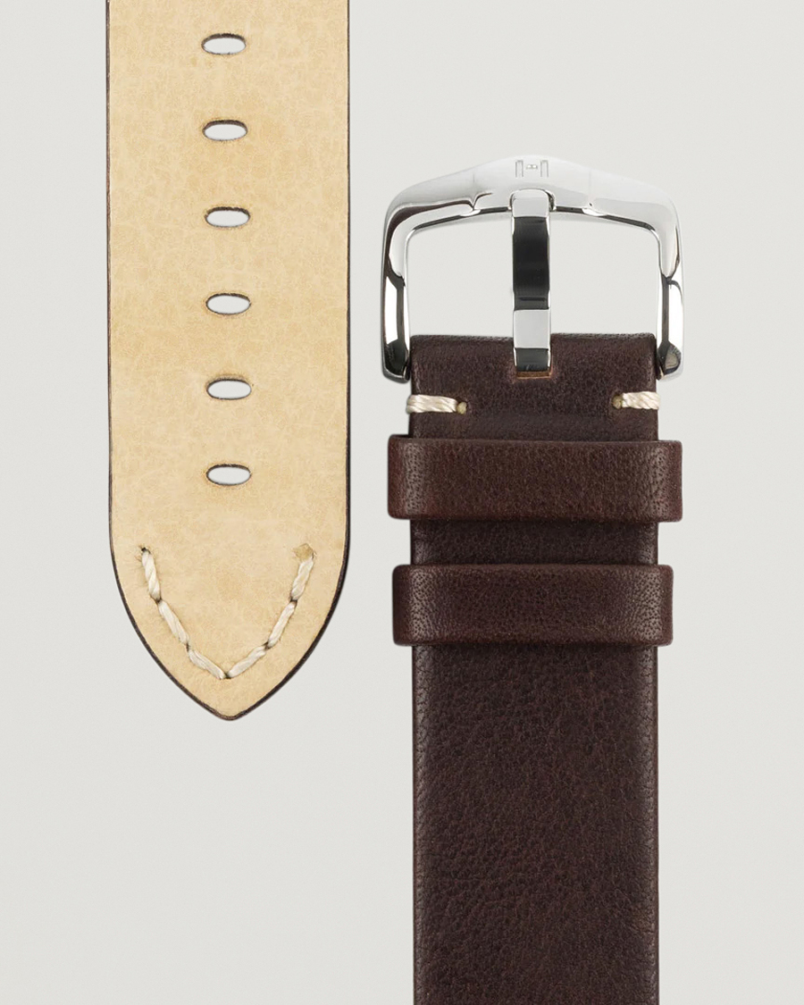 Herre | Lifestyle | HIRSCH | Ranger Retro Leather Watch Strap Brown