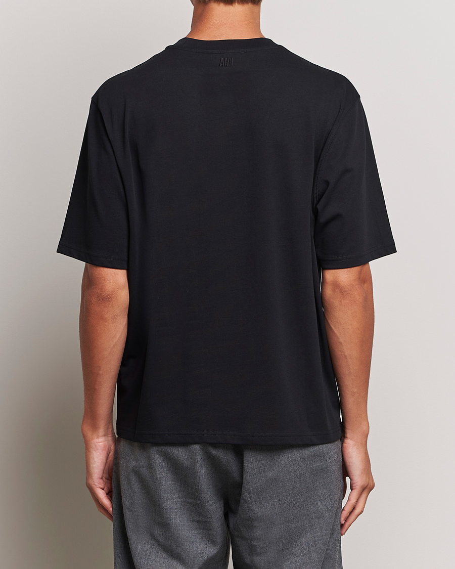 Herre | T-Shirts | AMI | Heart Logo T-Shirt Black
