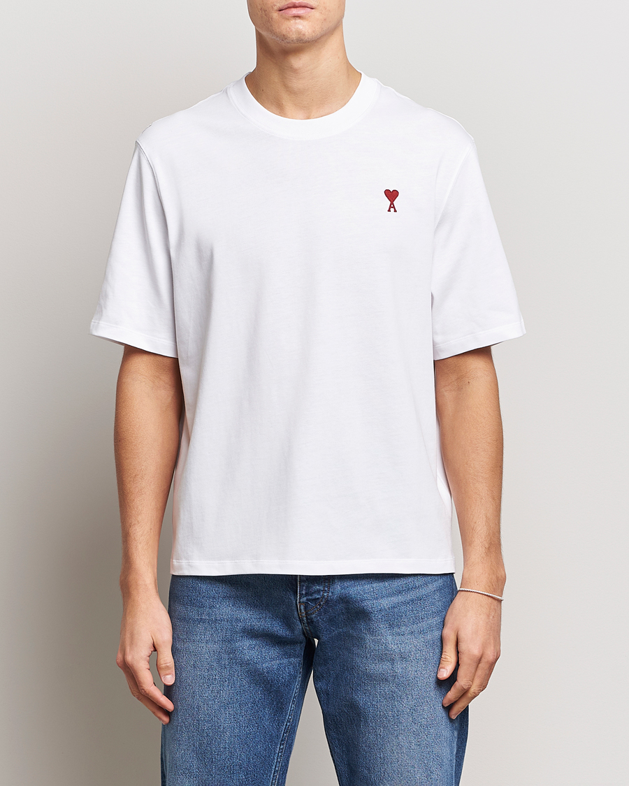 Herre | AMI | AMI | Heart Logo T-Shirt White