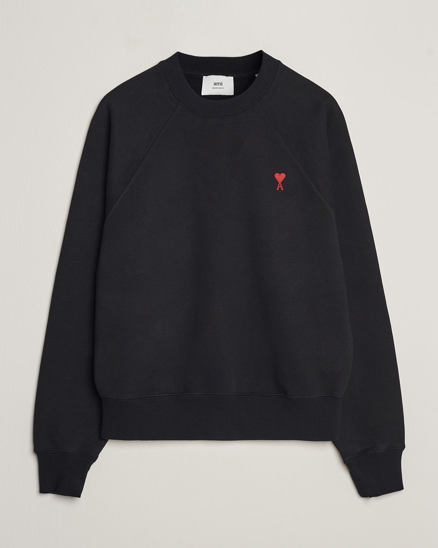 Herre | Trøjer | AMI | Heart Logo Sweatshirt Black