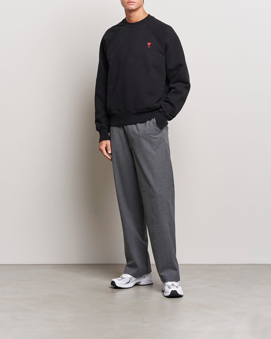 Herre | Trøjer | AMI | Heart Logo Sweatshirt Black