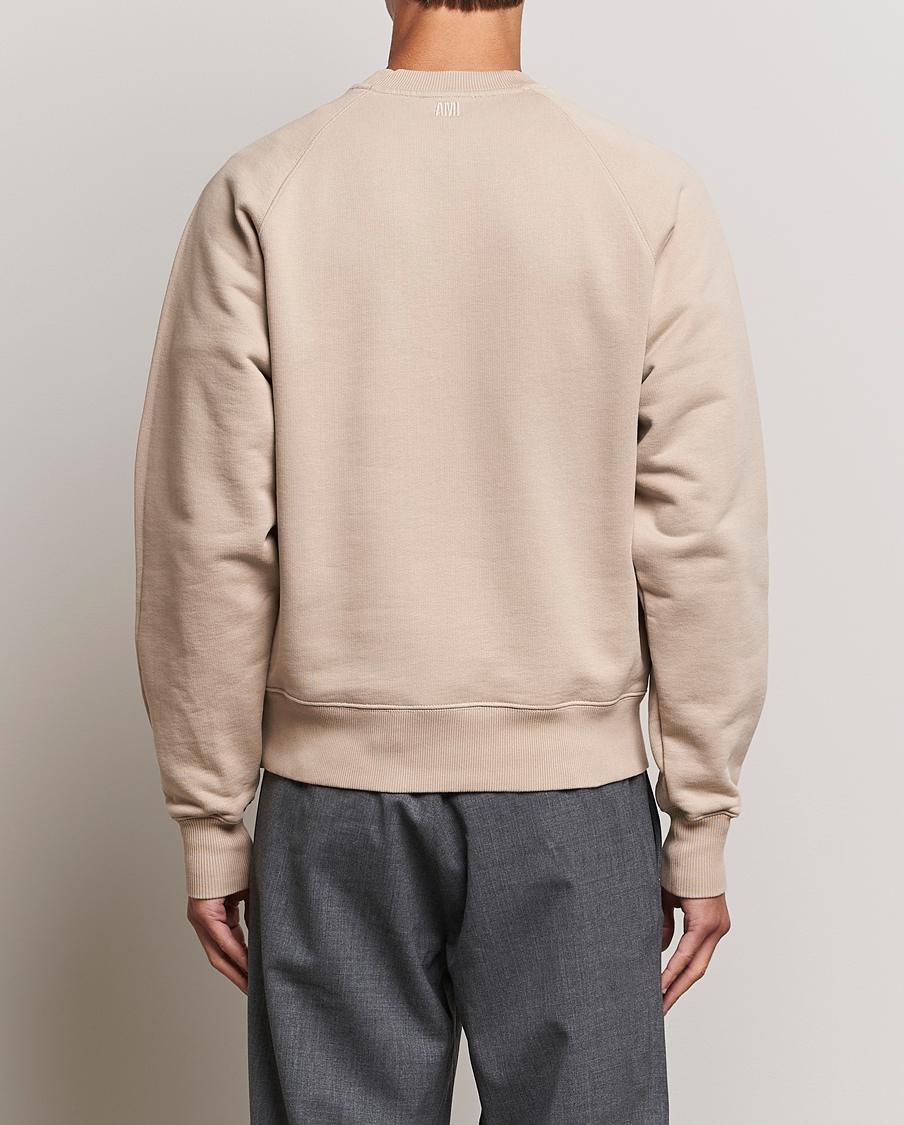 Herre | Trøjer | AMI | Heart Logo Sweatshirt Beige