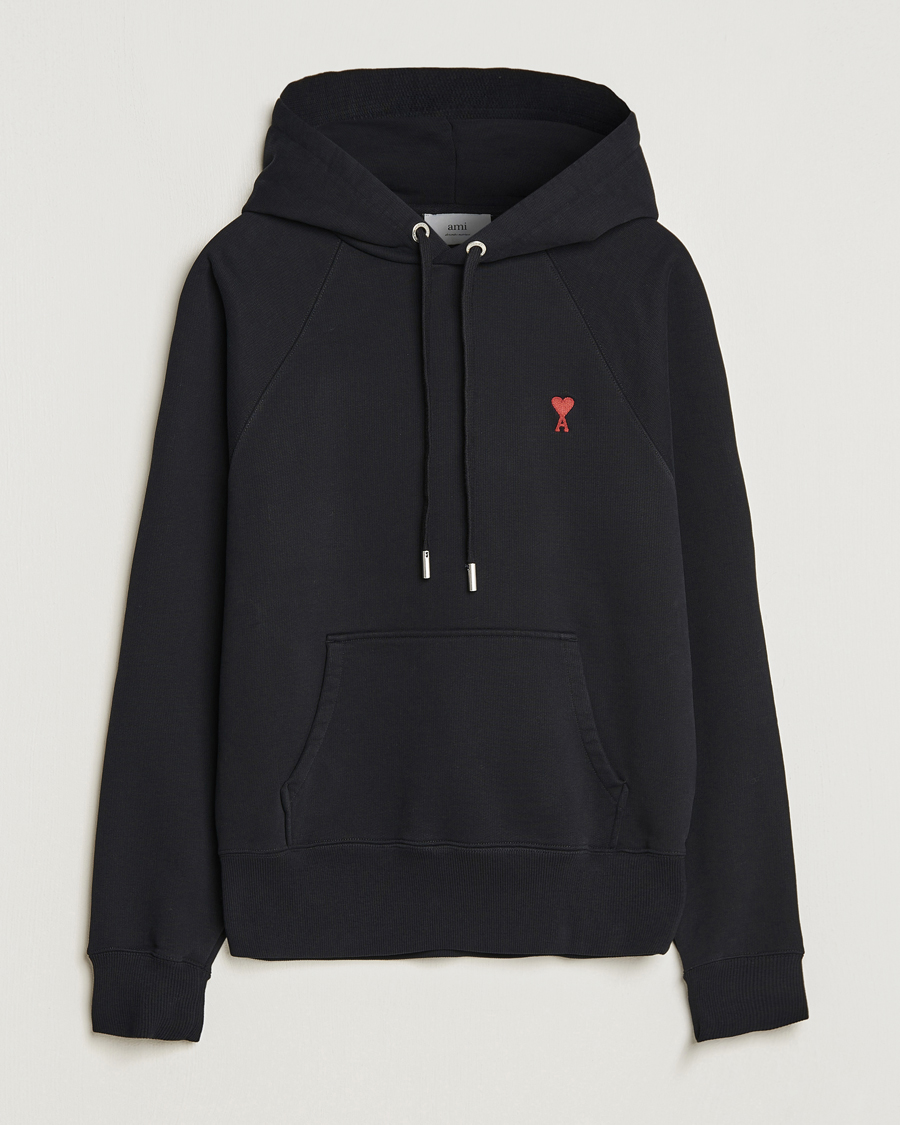 Herre | Trøjer | AMI | Heart Logo Hoodie Black