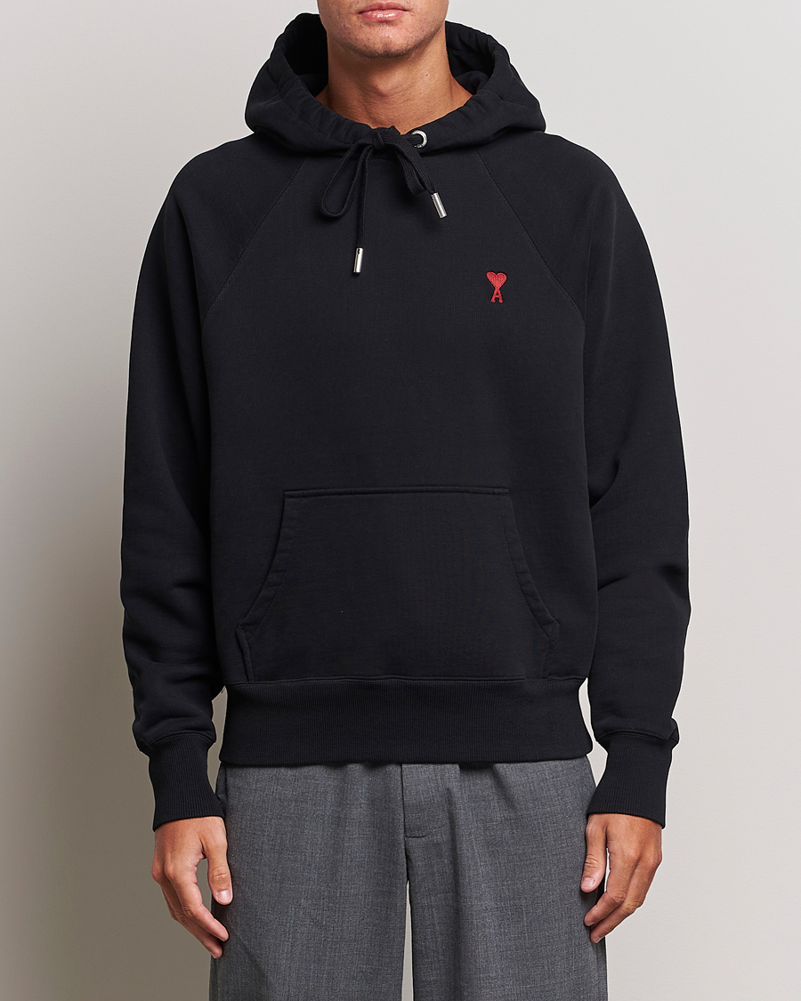 Herre | Hættetrøjer | AMI | Heart Logo Hoodie Black