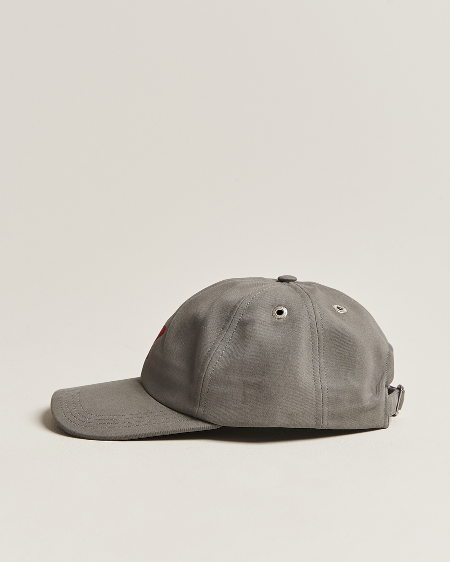 Herre | AMI Heart Logo Cap Mineral Grey | AMI | Heart Logo Cap Mineral Grey