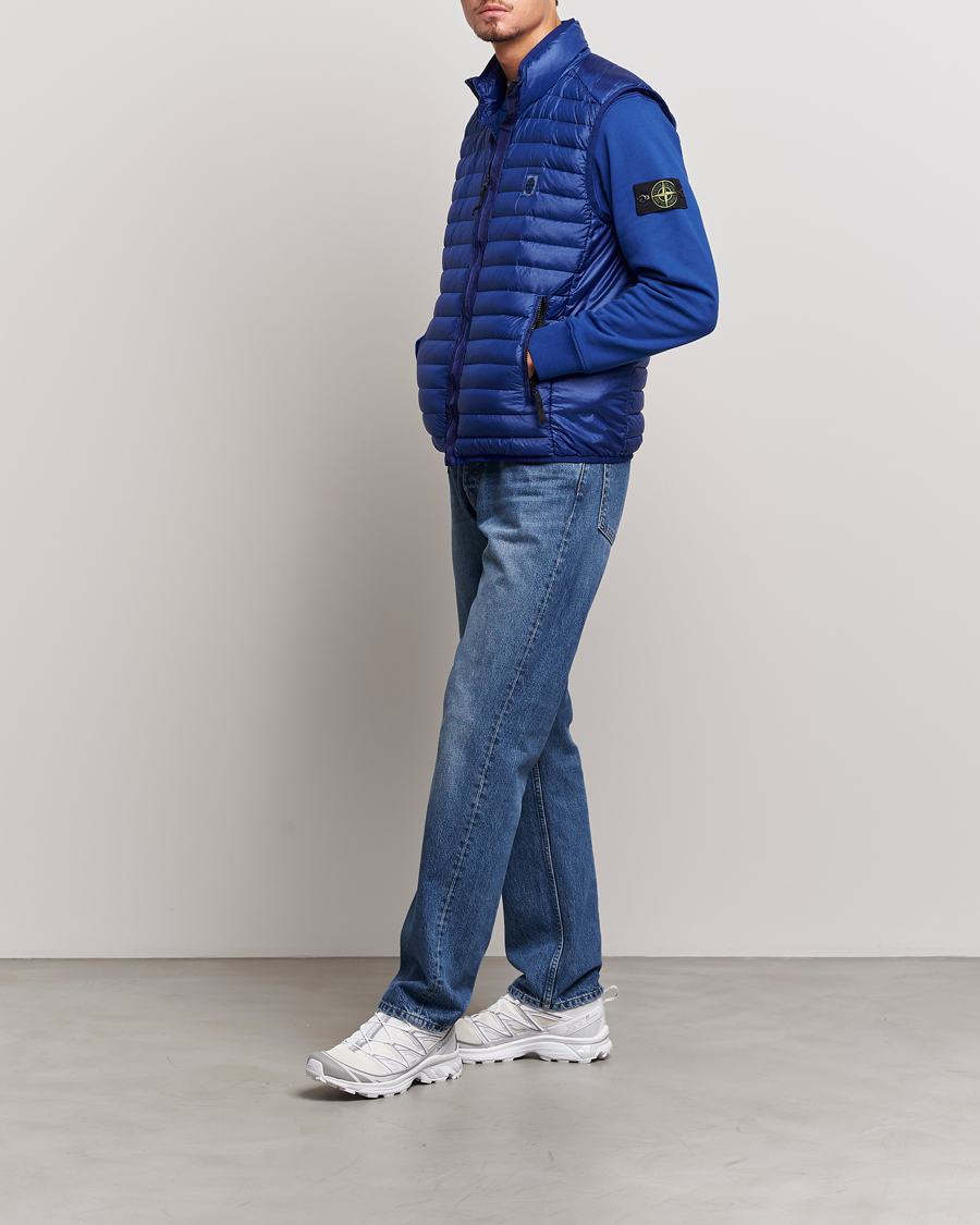 Herre | Jakker | Stone Island | Recycled Nylon Down-TC Vest Bright Blue