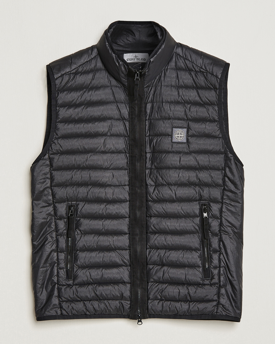 let at blive såret Tilbageholdelse Udvidelse Stone Island Recycled Nylon Down-TC Vest Black - CareOfCarl.dk