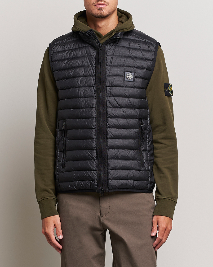 Herre | Jakker | Stone Island | Recycled Nylon Down-TC Vest Black