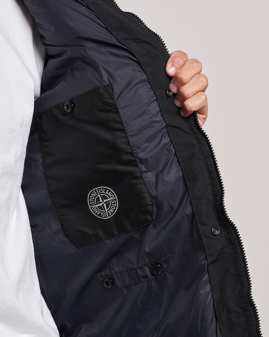 Herre | Jakker | Stone Island | Garment Dyed Recycled Nylon Down Jacket Black