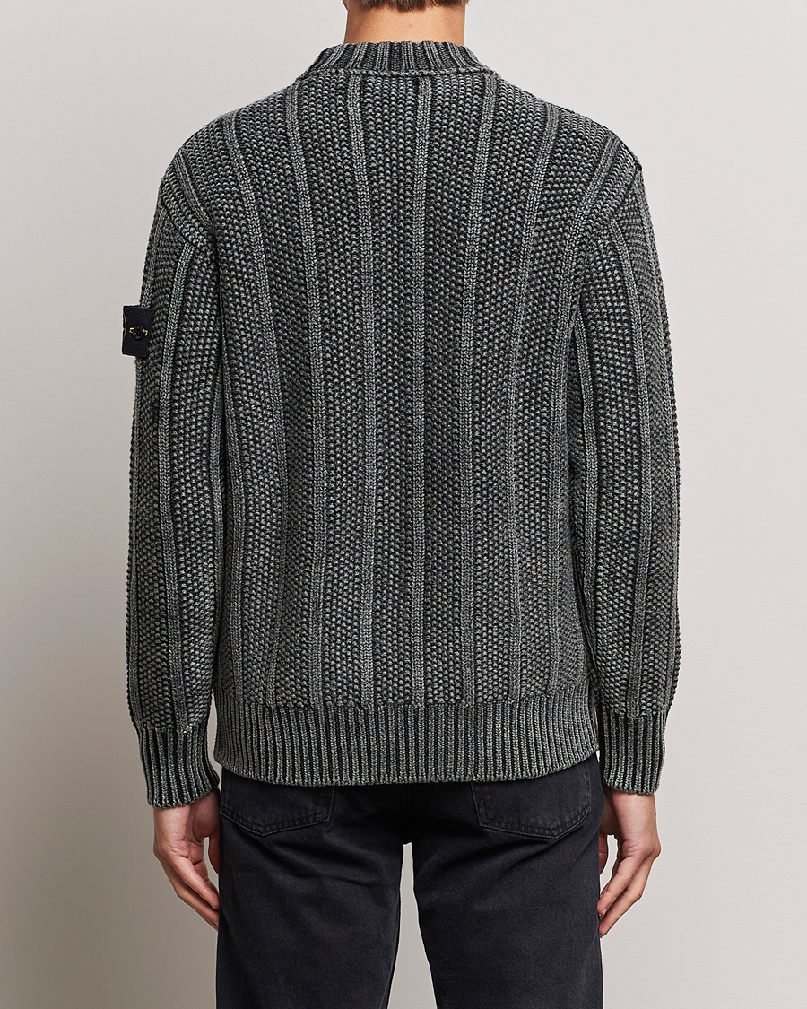 Herre | Trøjer | Stone Island | Knitted Wool Crewneck Black