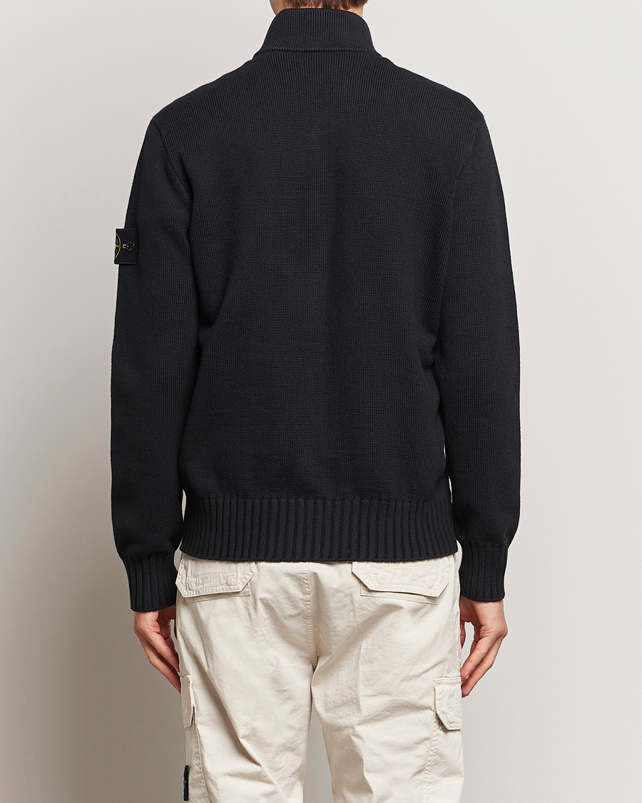 Herre | Trøjer | Stone Island | Winter Cotton Cardigan Black