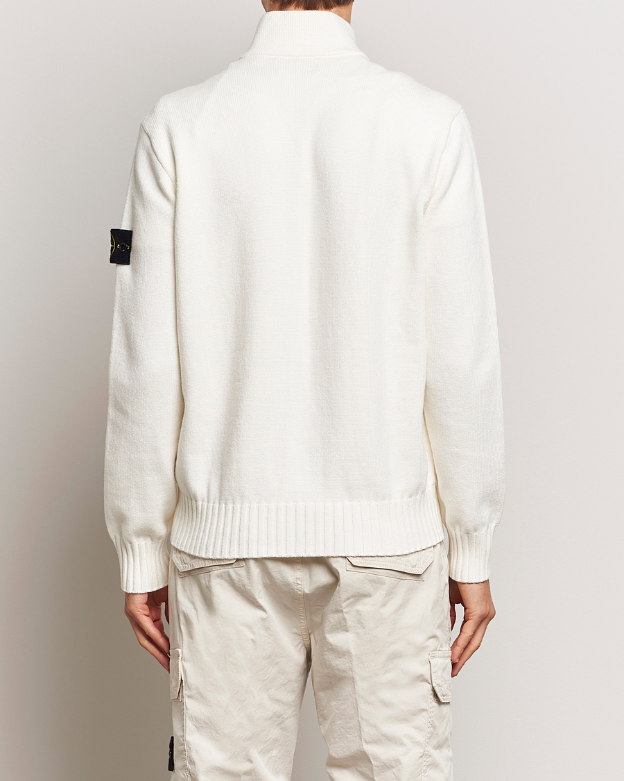 Herre | Trøjer | Stone Island | Winter Cotton Cardigan Natural