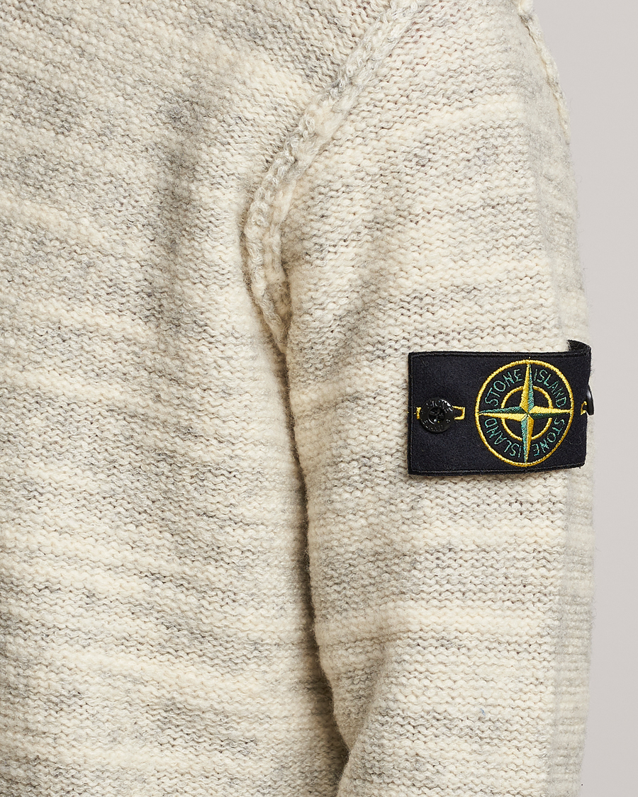 Herre | Trøjer | Stone Island | Knitted Wool/Nylon Sweater Plaster