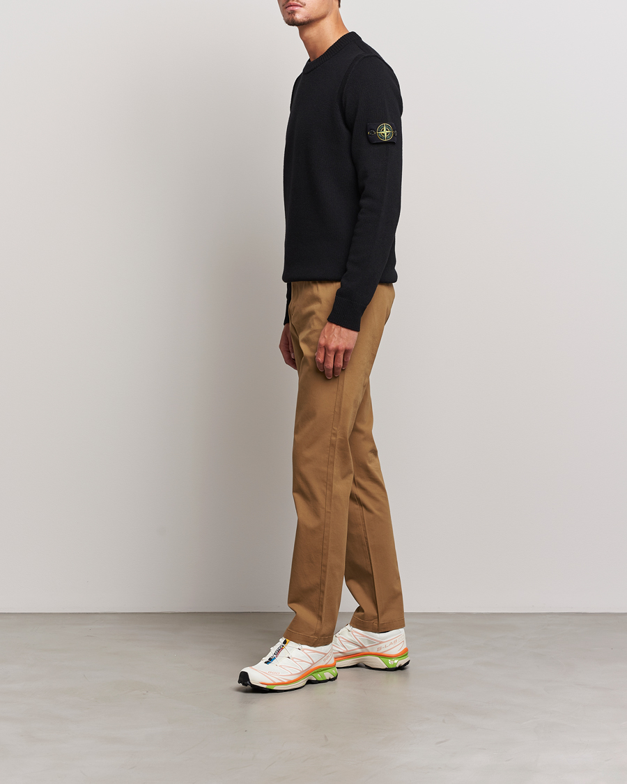 Herre | Trøjer | Stone Island | Knitted Lambwool Sweater Black
