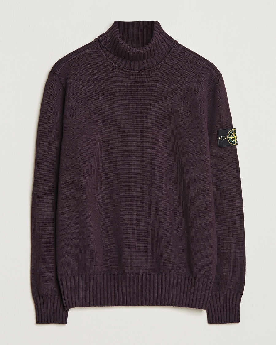 Herre | Trøjer | Stone Island | Winter Cotton Polo Dark Burgundy