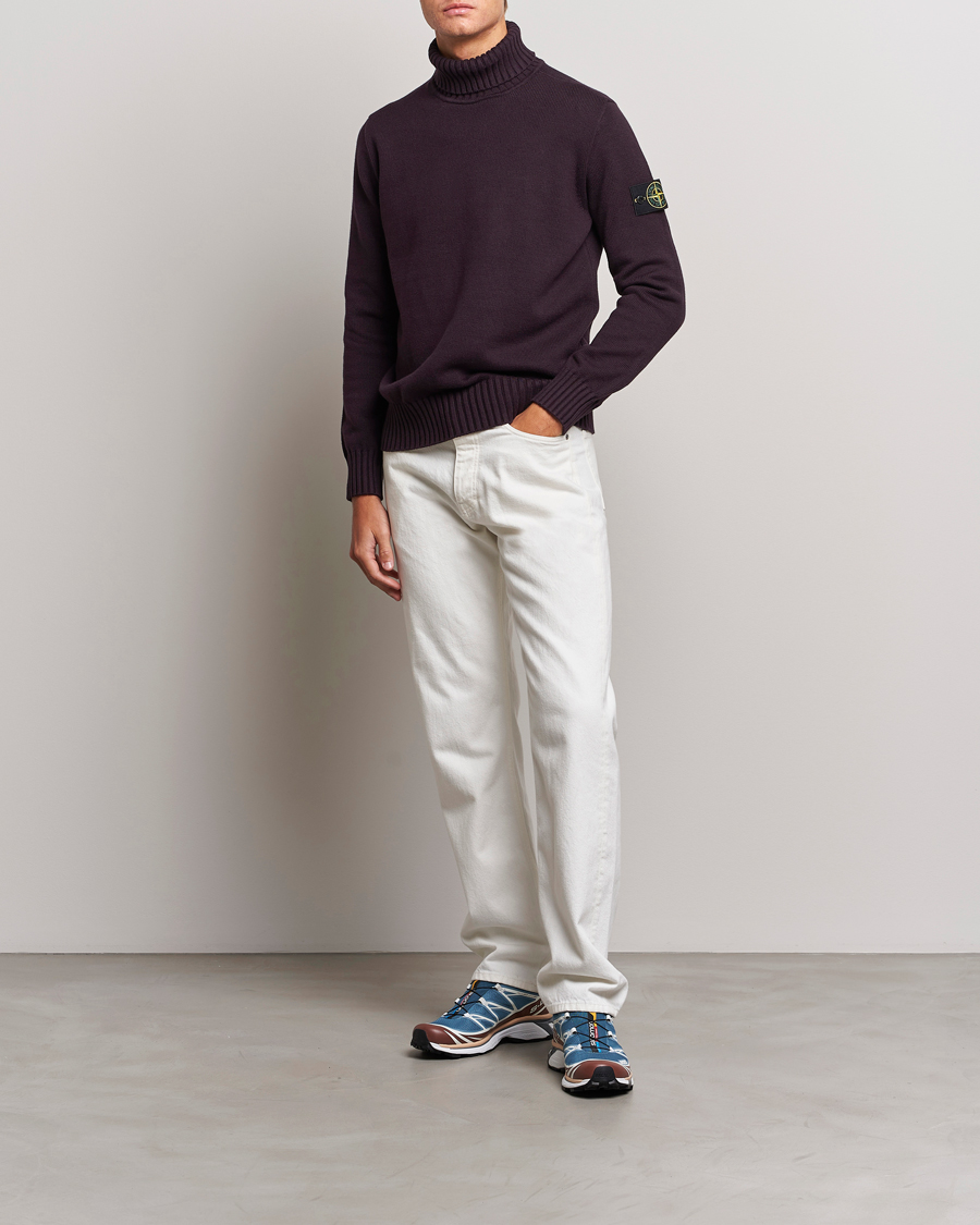 Herre | Trøjer | Stone Island | Winter Cotton Polo Dark Burgundy
