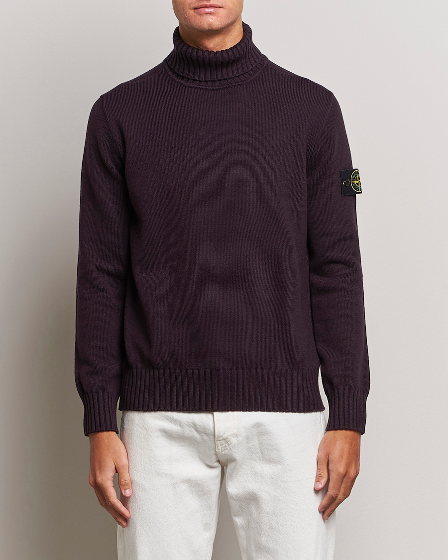 Herre | Trøjer | Stone Island | Winter Cotton Polo Dark Burgundy