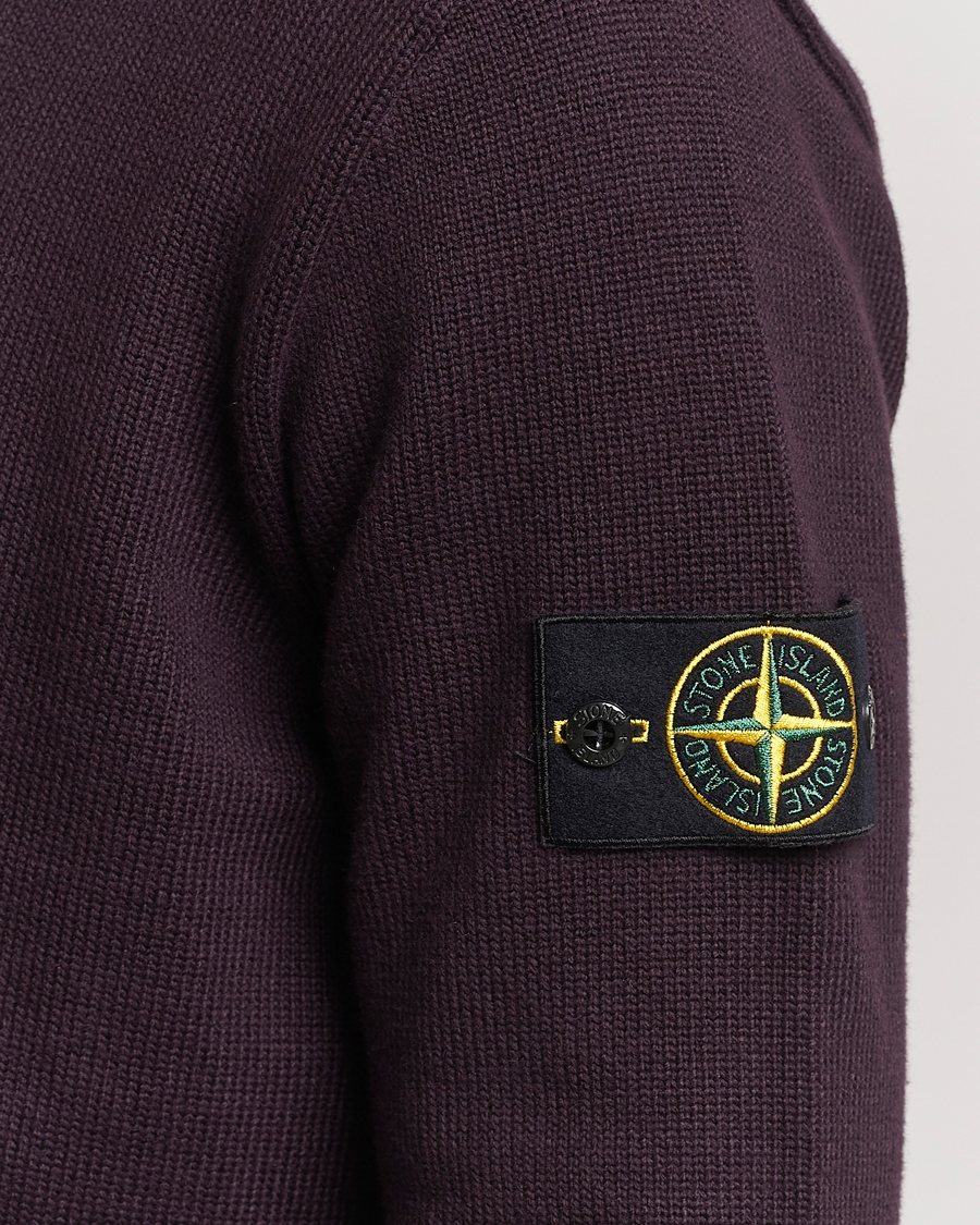 Herre | Trøjer | Stone Island | Winter Cotton Polo Dark Burgundy