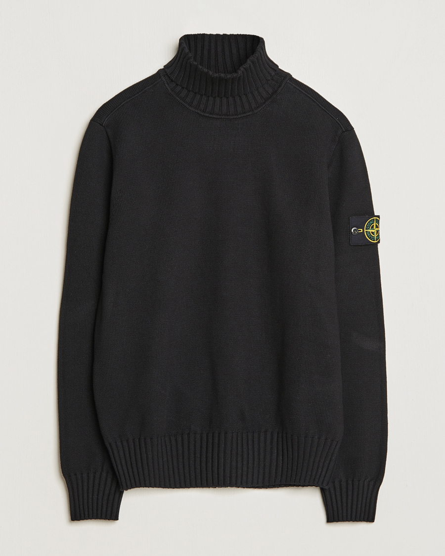 Herre | Trøjer | Stone Island | Winter Cotton Polo Black