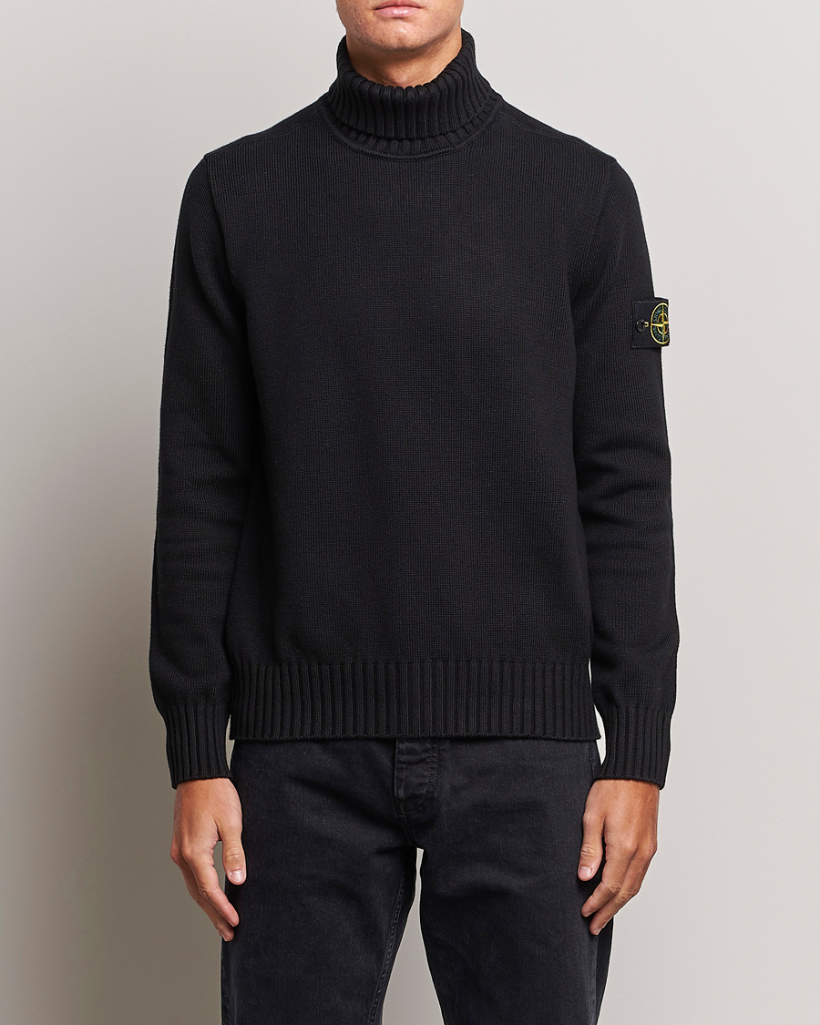 Herre | Trøjer | Stone Island | Winter Cotton Polo Black