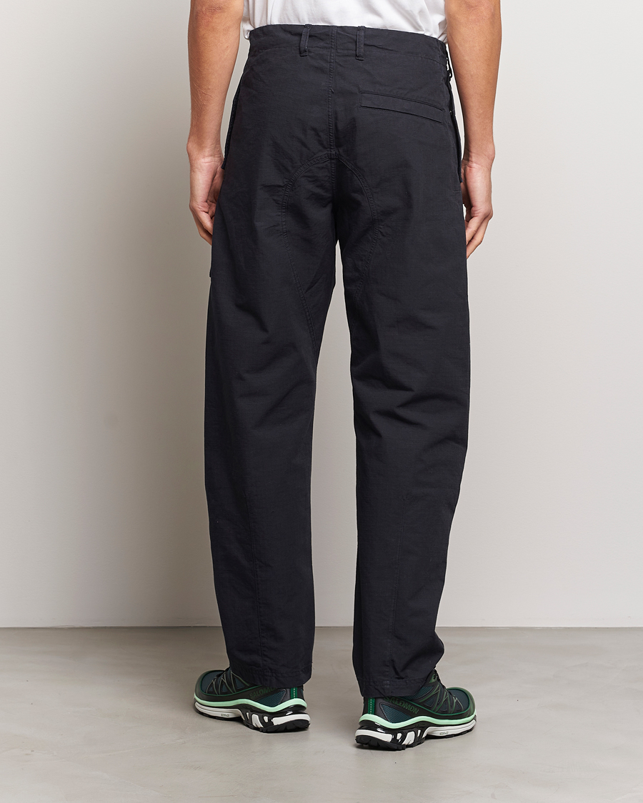 Herre | Bukser | Stone Island | Garment Dyed Ripstop Trousers Navy Blue
