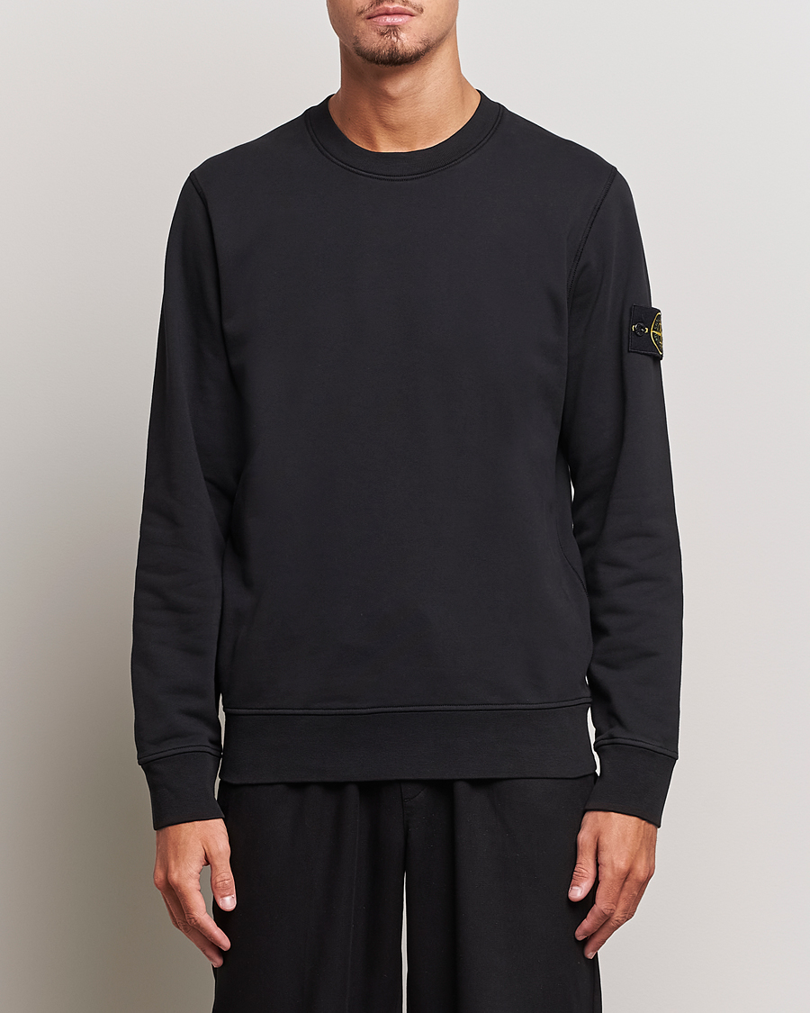 Herre | Sweatshirts | Stone Island | Garment Dyed Fleece Sweatshirt Black