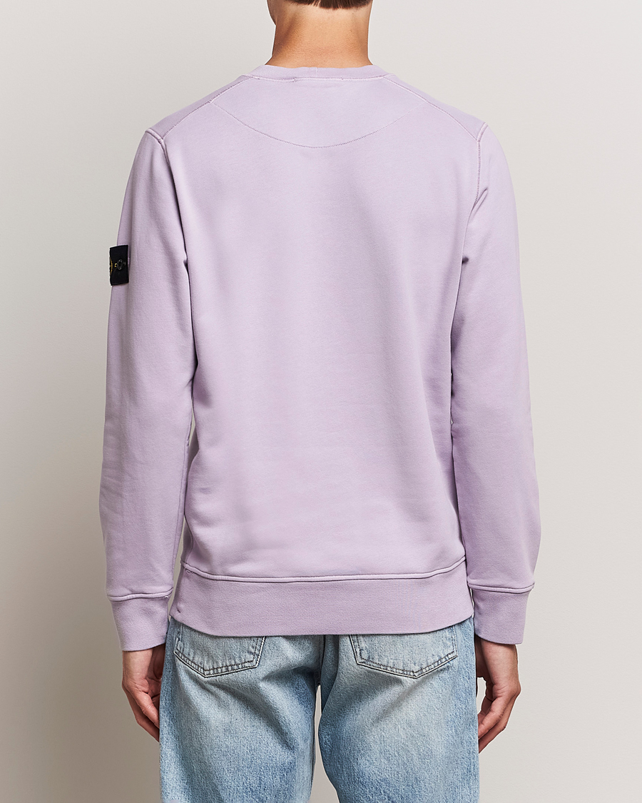 Herre | Trøjer | Stone Island | Garment Dyed Fleece Sweatshirt Lavender