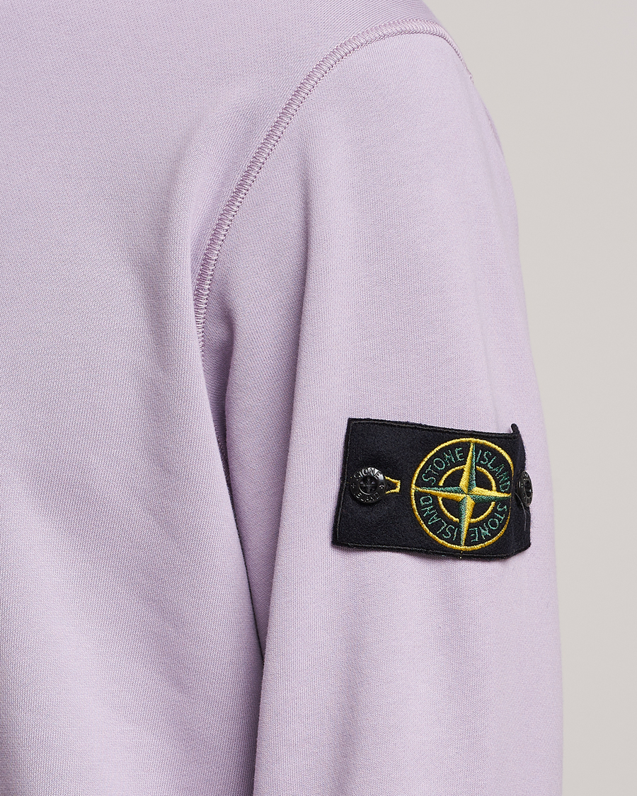 Herre | Trøjer | Stone Island | Garment Dyed Fleece Sweatshirt Lavender