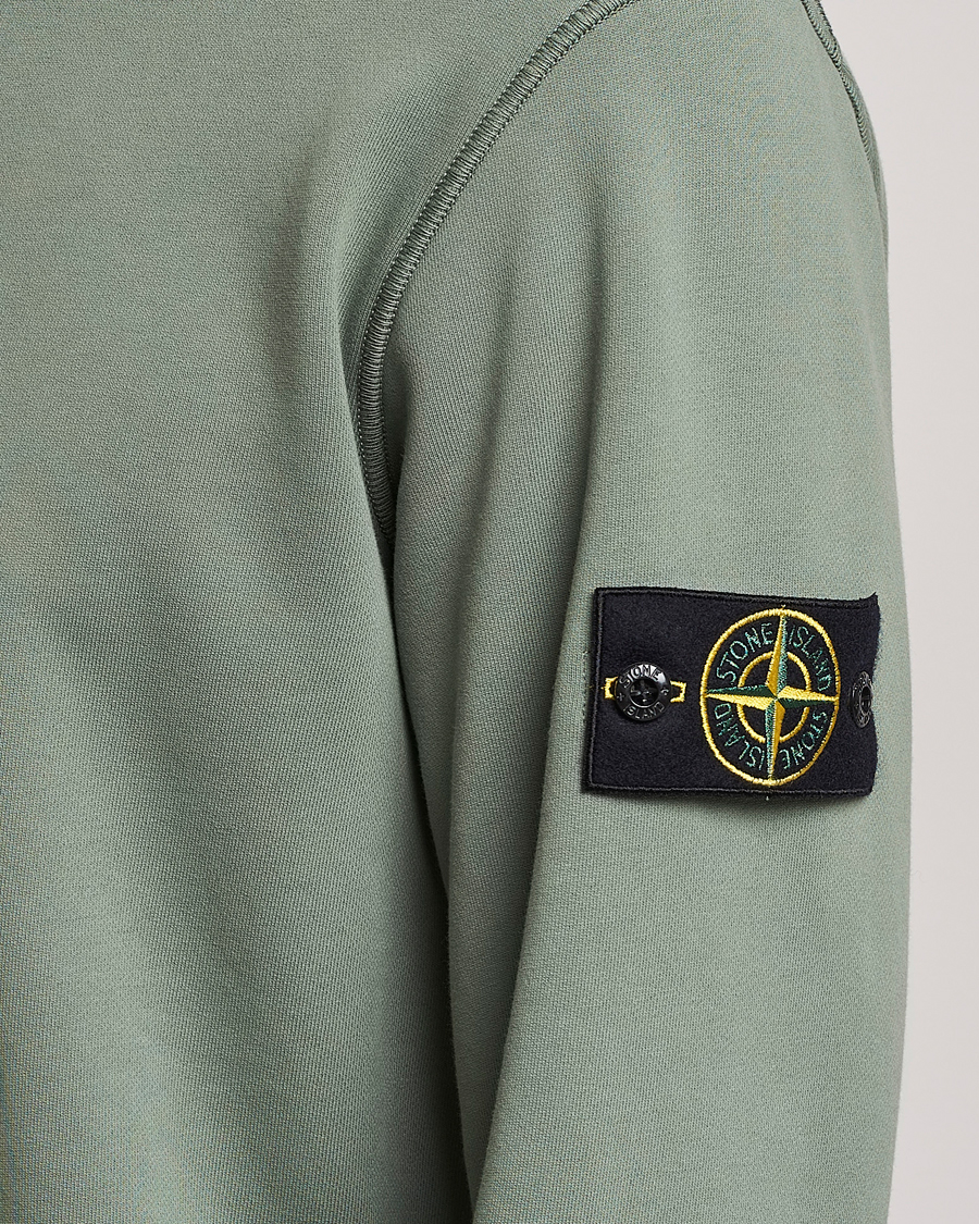 Herre | Trøjer | Stone Island | Garment Dyed Fleece Sweatshirt Sage