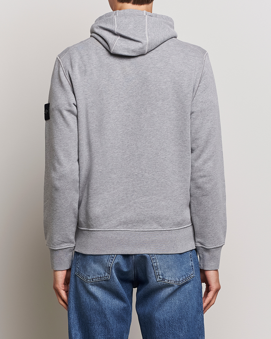 Herre | Trøjer | Stone Island | Garment Dyed Fleece Hood Melange Grey