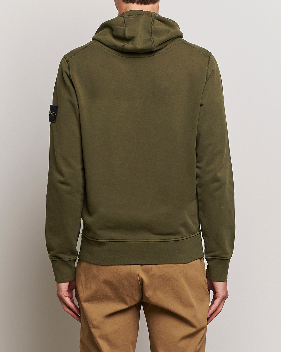 Herre | Trøjer | Stone Island | Garment Dyed Fleece Hood Olive