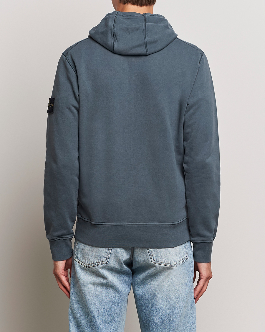Herre | Trøjer | Stone Island | Garment Dyed Fleece Hood Lead Grey