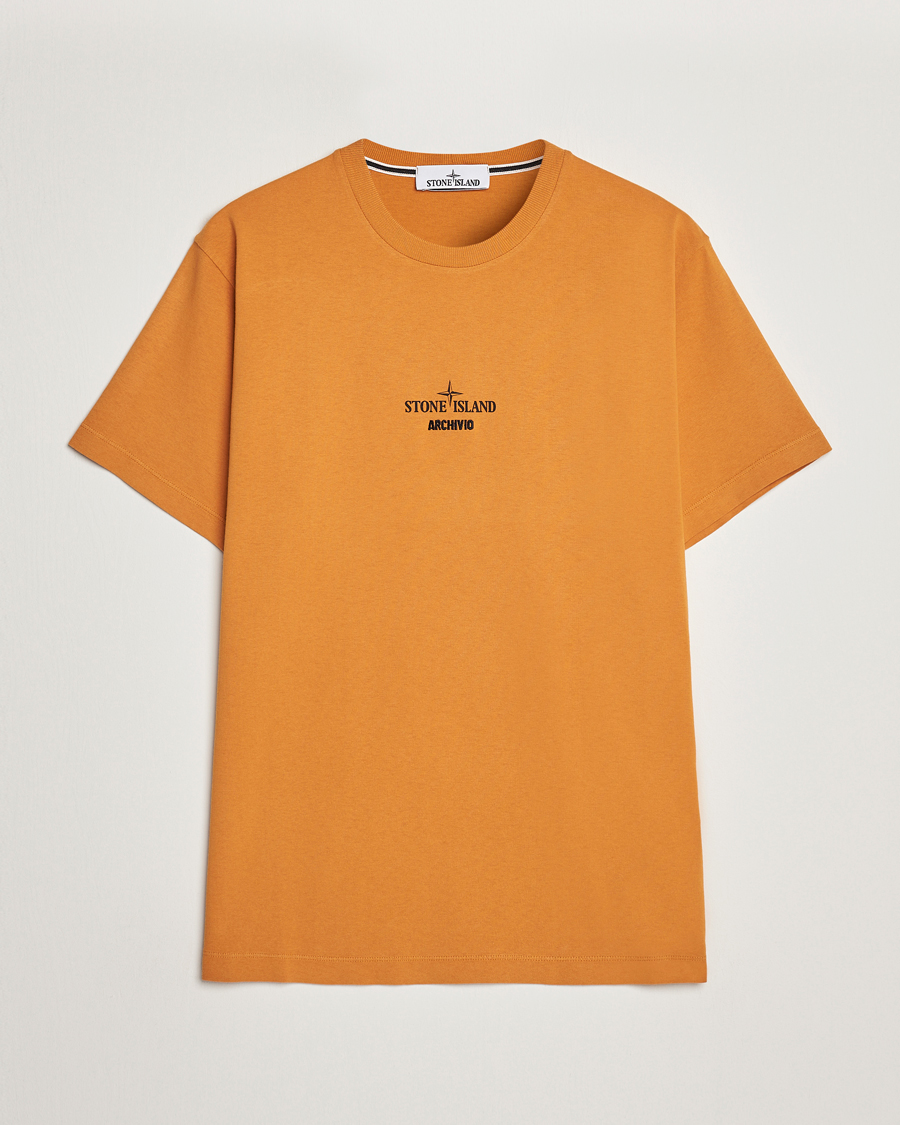 Herre | T-Shirts | Stone Island | Garment Dyed Archivio T-Shirt Rust