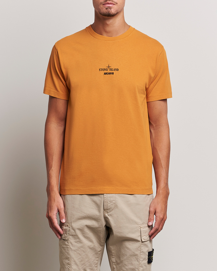 Herre | T-Shirts | Stone Island | Garment Dyed Archivio T-Shirt Rust