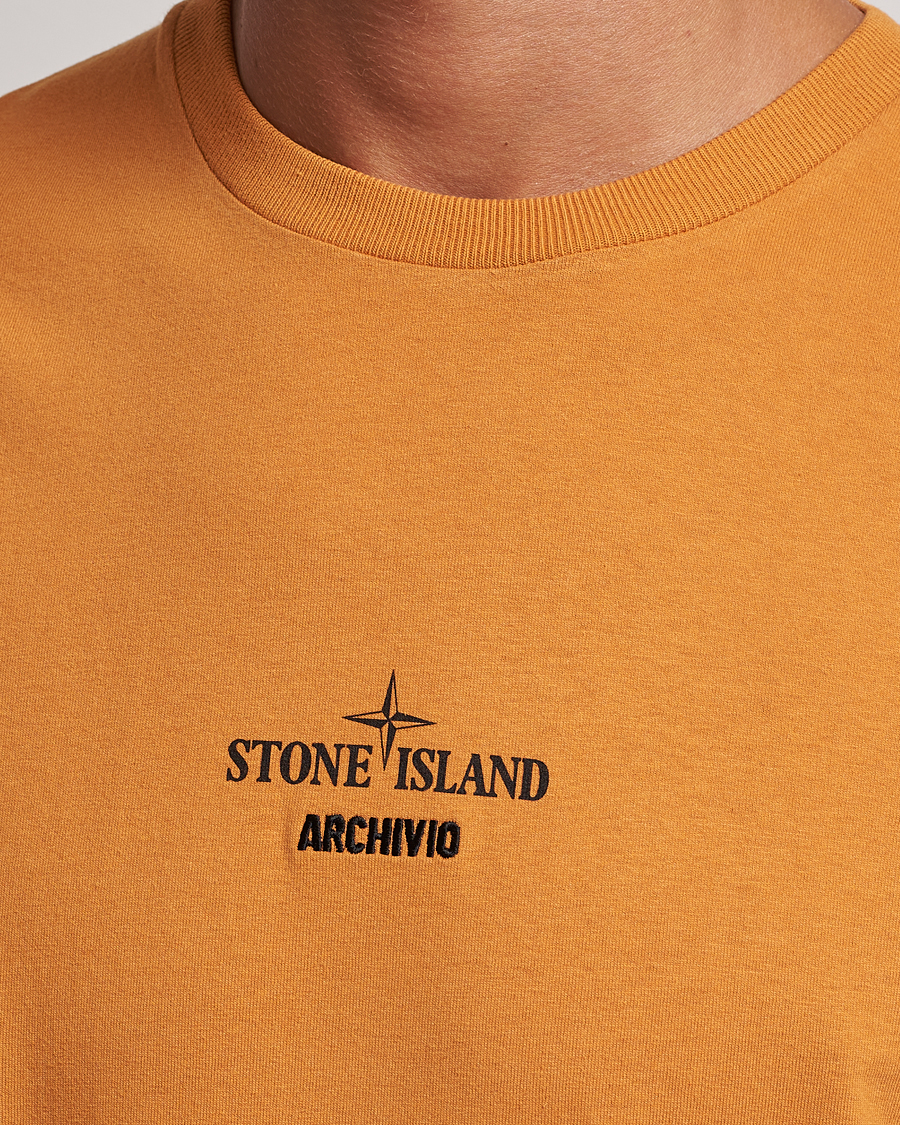 Herre | T-Shirts | Stone Island | Garment Dyed Archivio T-Shirt Rust