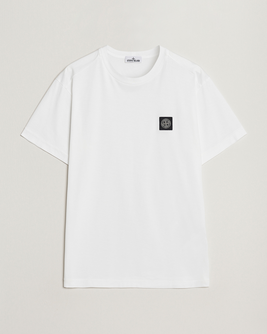 Herre | T-Shirts | Stone Island | Garment Dyed Jersey T-Shirt White